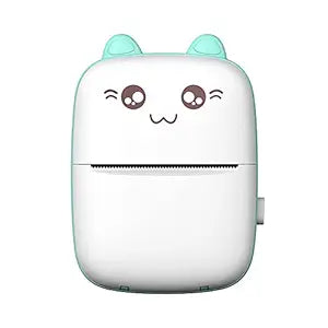 Pocket Printer Mini BT Thermal Printer Compatible with iOS & Android Paper Printer Portable Label Sticker Receipt Printer for Working - Assorted