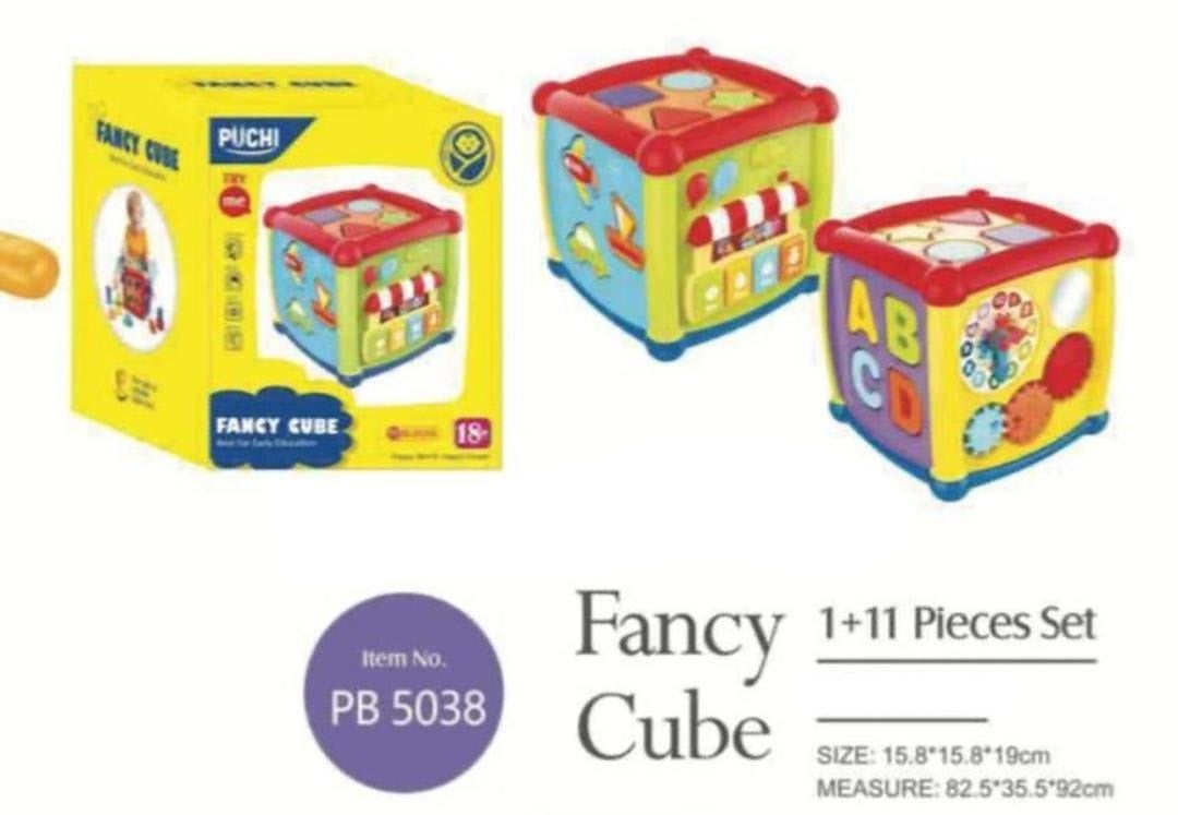 Puchi Fancy Cube 1+11 Pieces Set - Multicolor – Kidsinfy.in