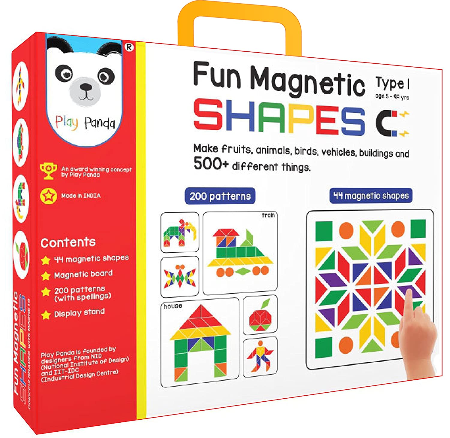 Play Panda Fun Magnetic Shapes (Junior) : Type 1
