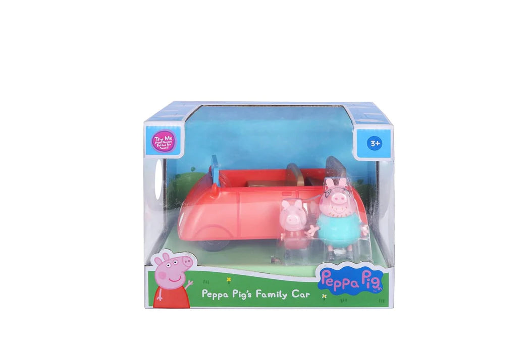 Peppa Pig Family Red Car - Multicolor