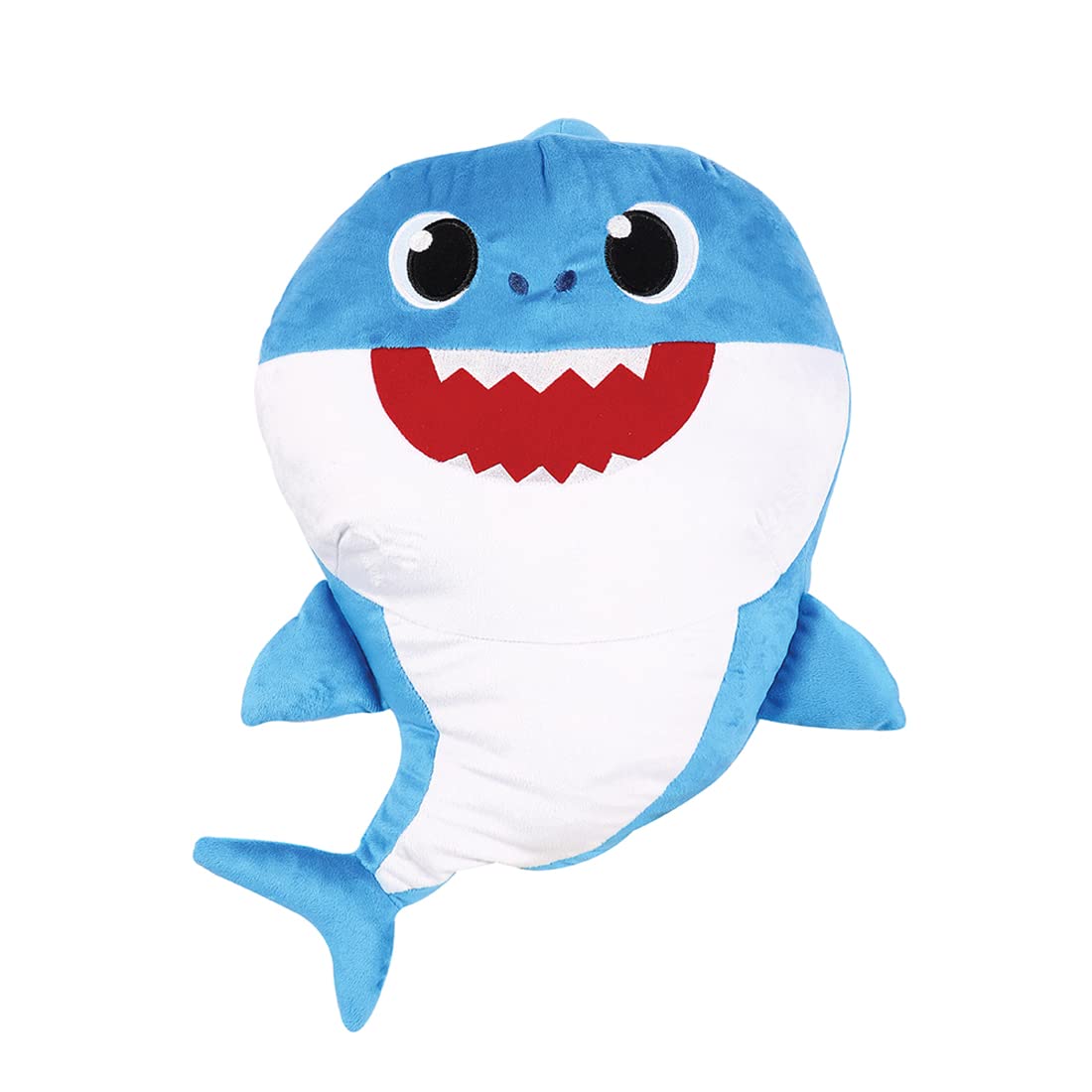 Baby Shark Plush Cuddle and Sing with Soft Toy 18 Inch Daddy Shark for The Kids - Blue