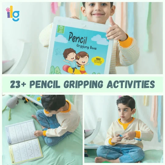 iLearnNGrow Pencil Gripping Workbook – Handwriting Practice Workbook for Kids