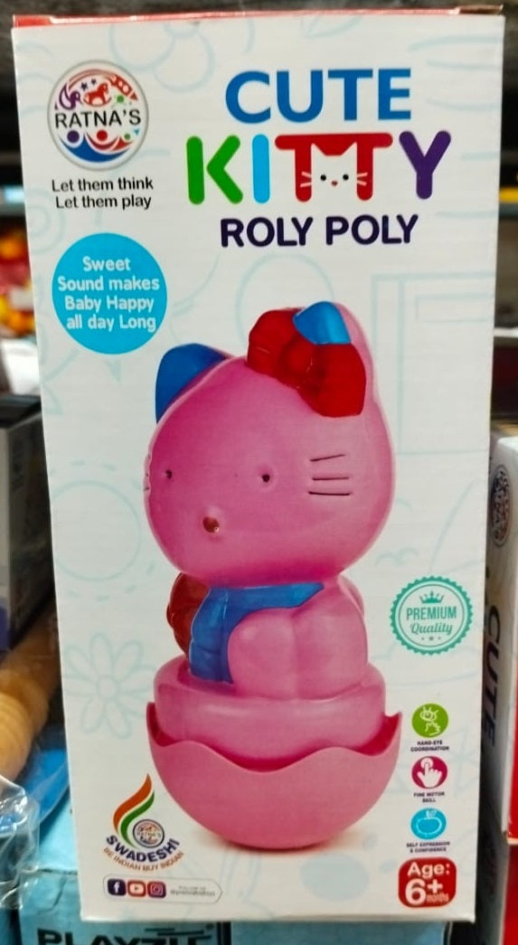 Ratna's Musical Rhythm Roly Poly for Infants - Assorted - Color & Design May Vary