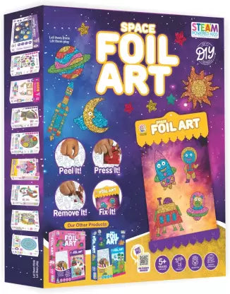 Ratna's DIY Space Foil Art - Multicolor