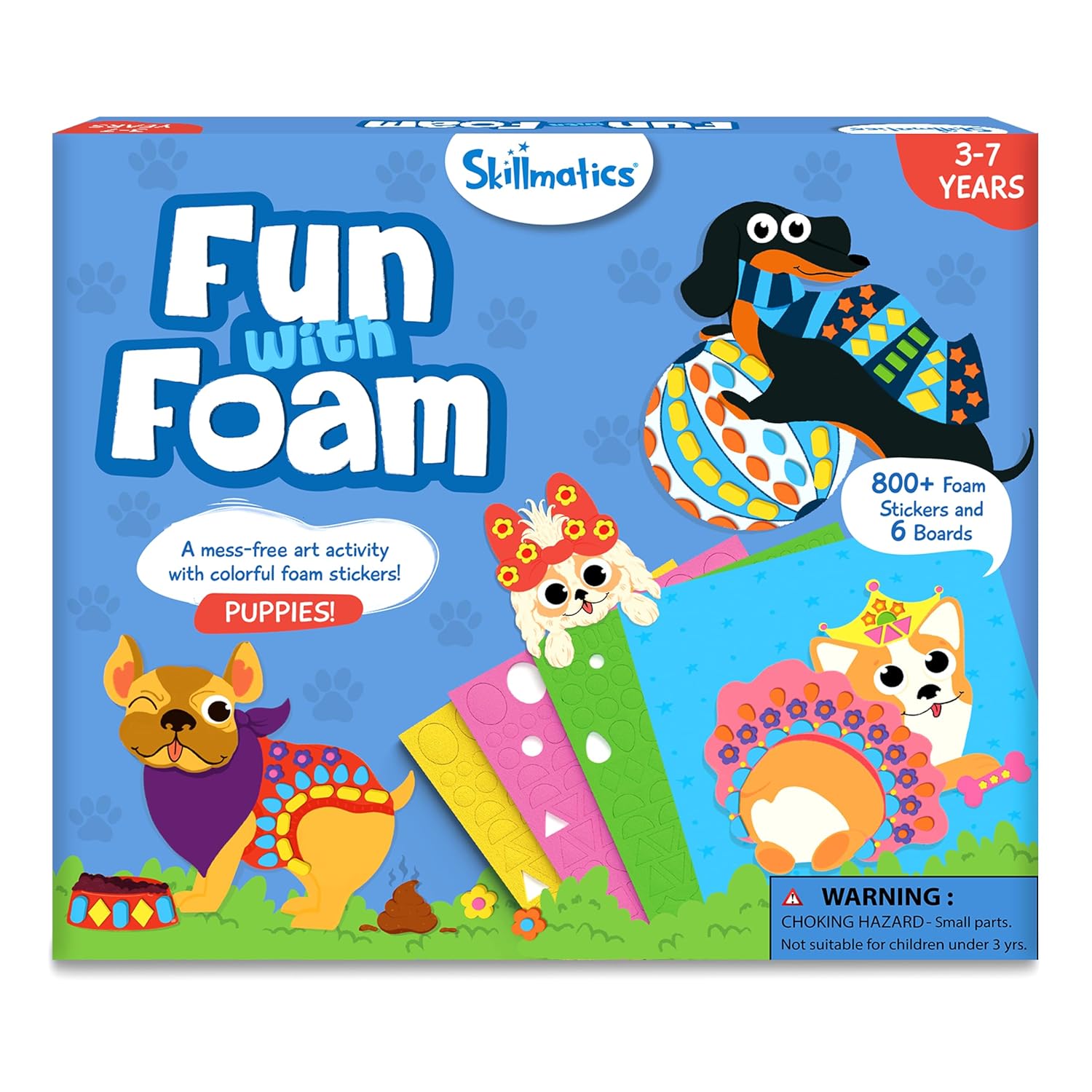 Skillmatics Art Activity - Fun with Foam Puppies, Art & Craft Kits - Multicolor
