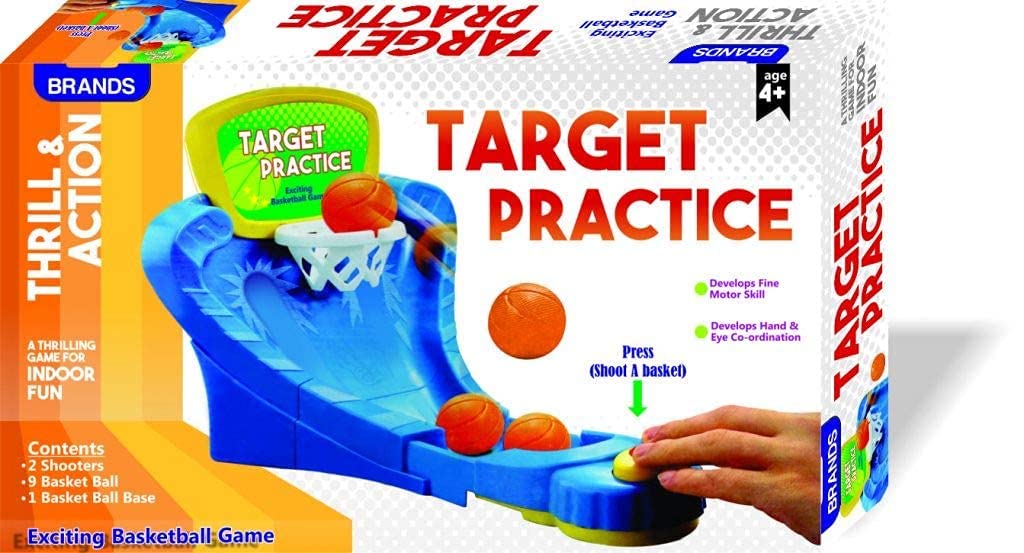 Brands Target Practice Thrill & Action Basket Ball Game - Multicolor
