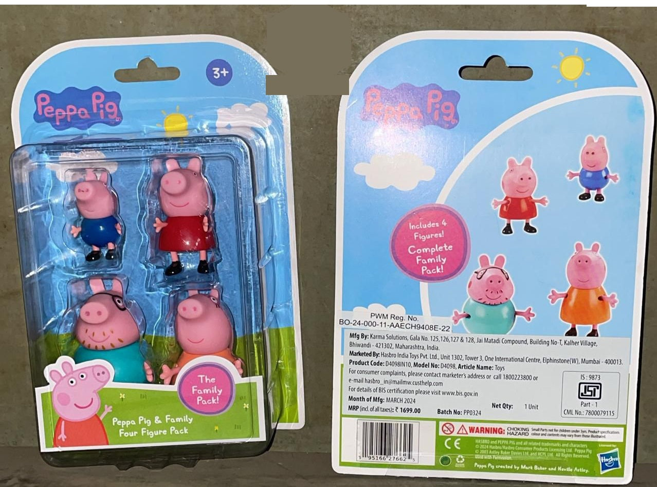 Pepa Pig Set Best Toy for Children Peppa Pig - Multicolor