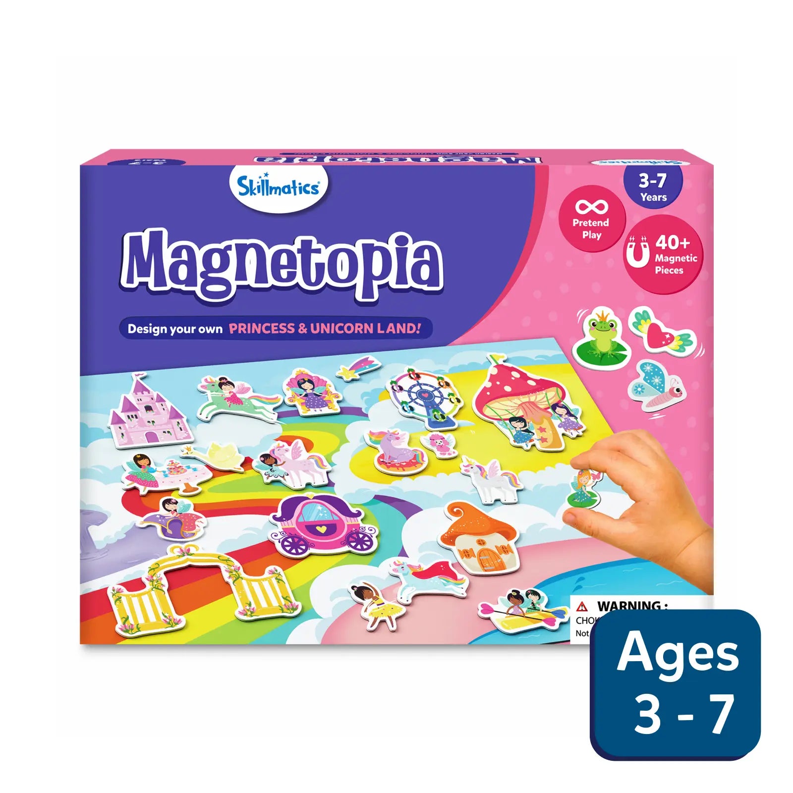 Magnetopia - Princess & Unicorn Land! | Interactive Pretend Play Set Multicolor