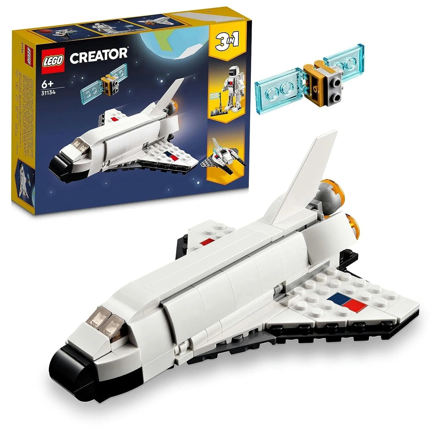 LEGO 31134 Creator 3 In 1 Space Shuttle Building Kit For Kids