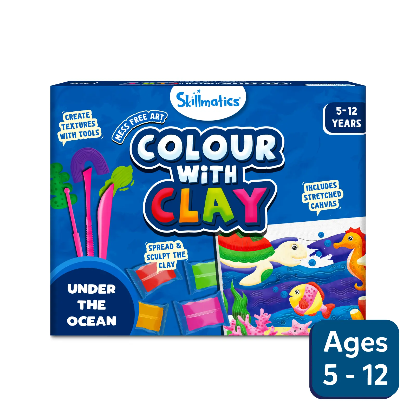 Colour with Clay - Under the Ocean | No Mess Clay Art