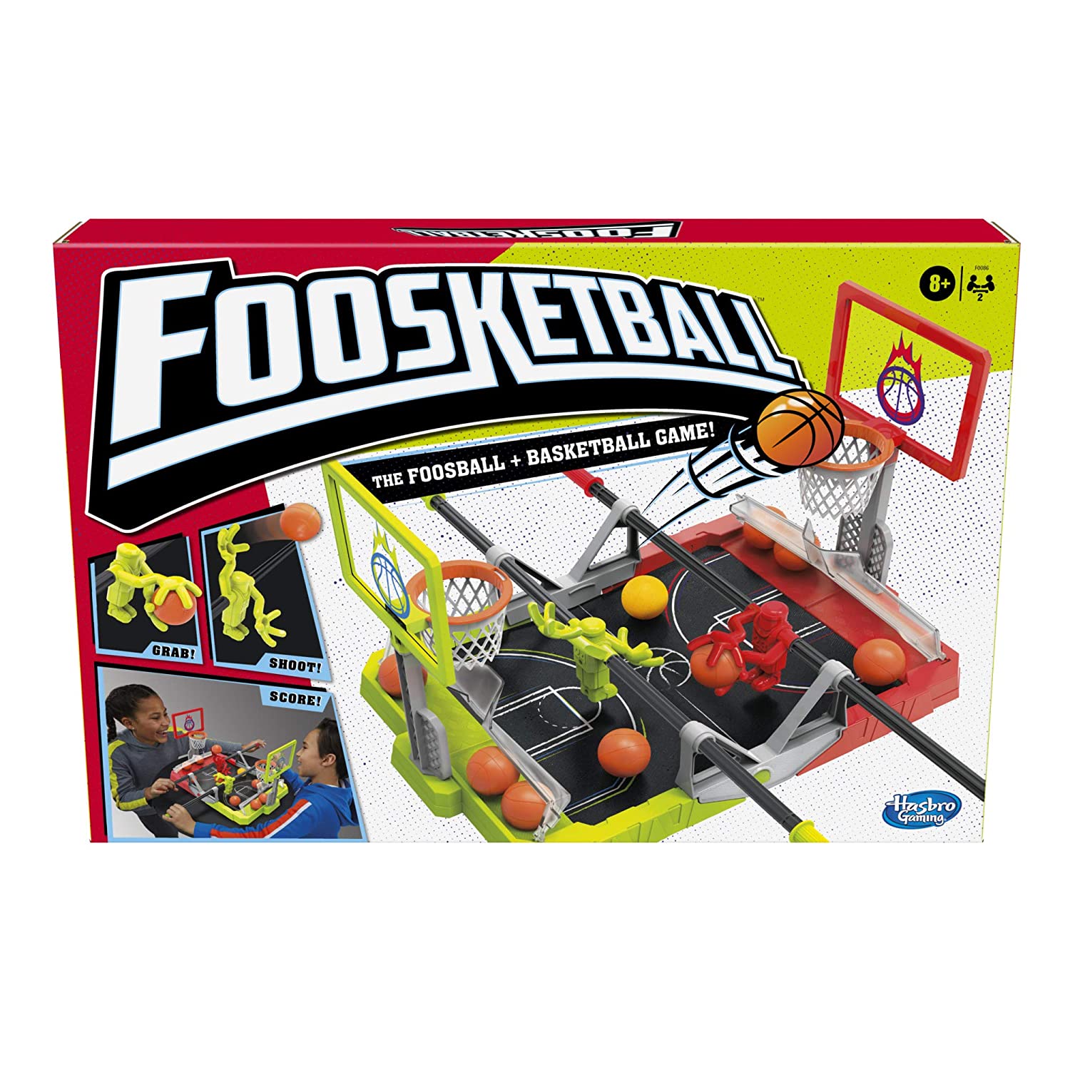 Hasbro Gaming Foosketball Game, Multicolor