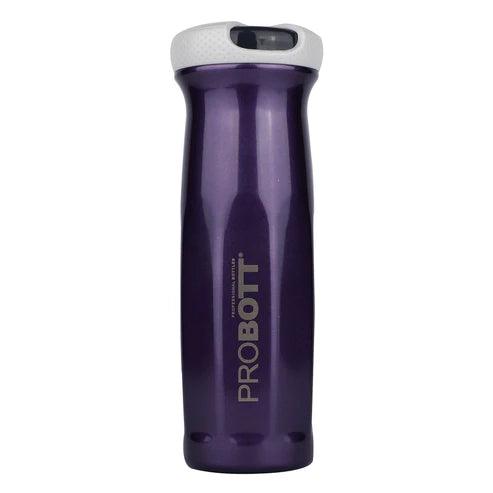Probott Swipe 600ml Stainless Steel Water Bottle, Vacuum Insulated Flask Bottles| Hot and Cold | Easy to Carry | Leak Proof