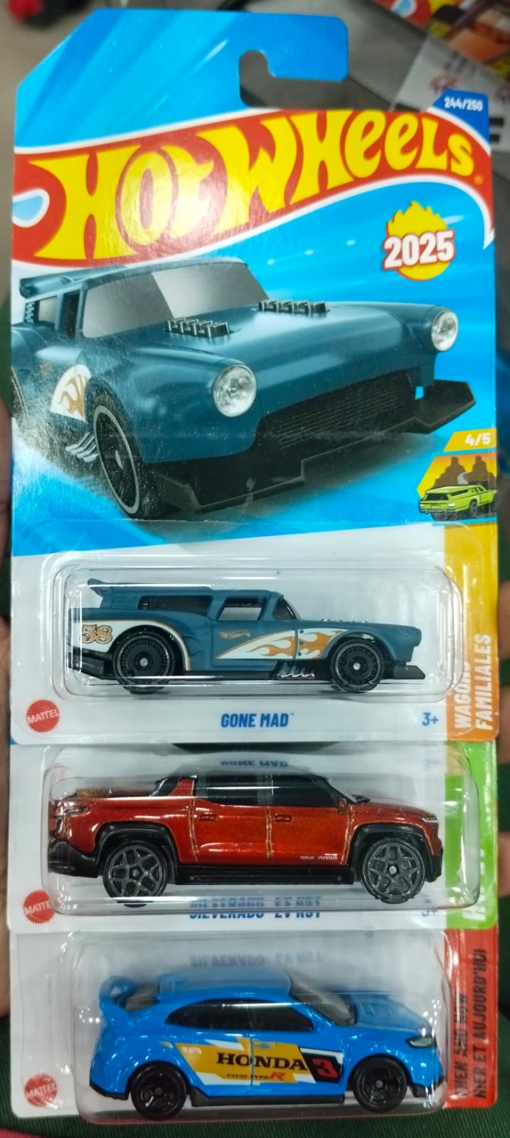Hot Wheels Mainline - N Case [2025] - Combo Pack of 3 Cars