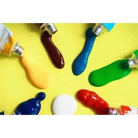 Acrylic Paint Set for Canvas, Wood, Clay, Fabric, Nail Art, and Ceramic – 6 Color Set with Vibrant, High-Quality Paints