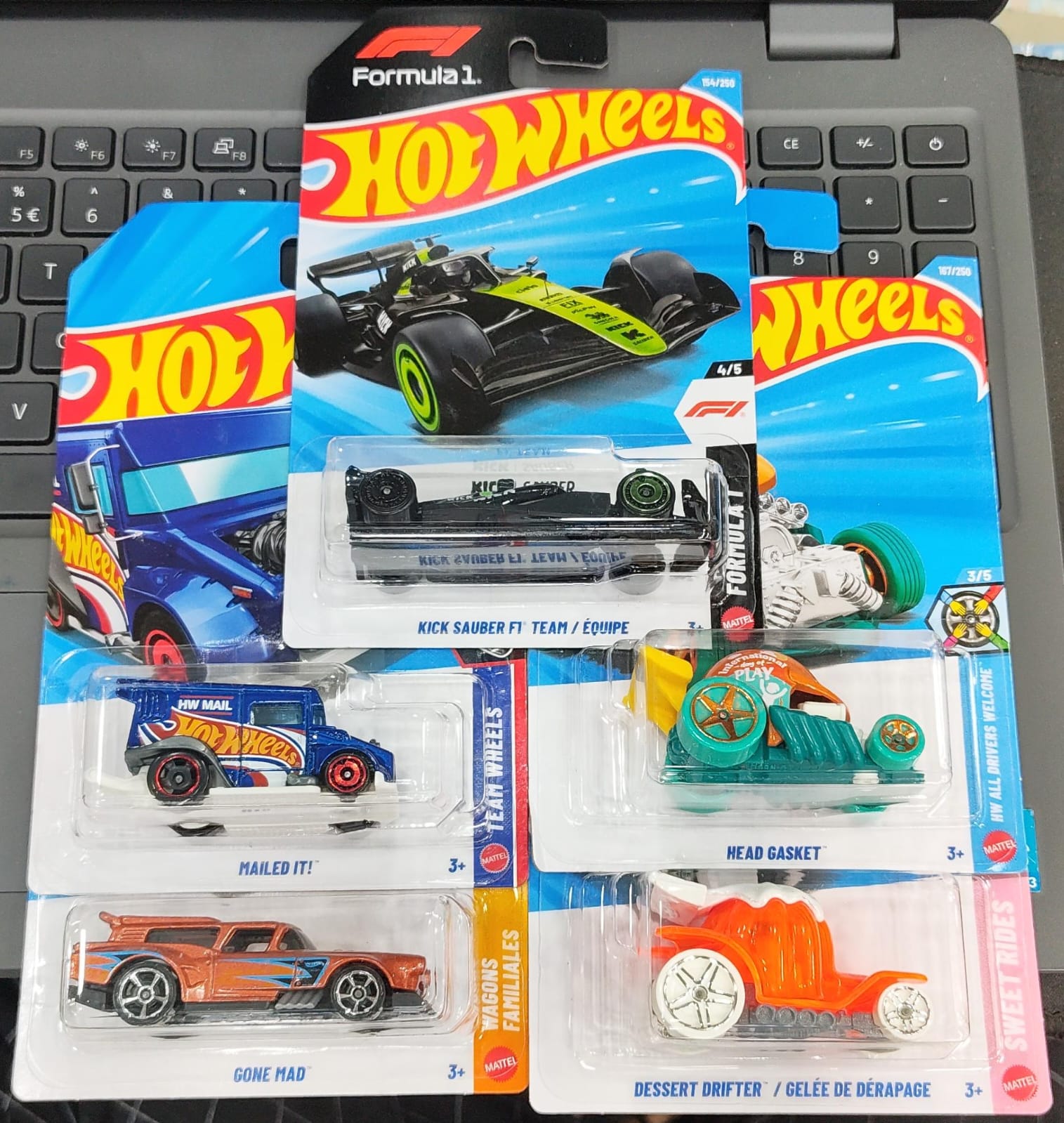 Hot Wheels Mainline - Combo Pack of 5 Cars - Long Card - H Case 2026 - 01