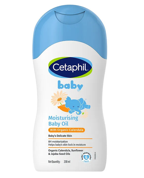 Cetaphil Baby Moisturizing Oil With Organic Calendula - 200ml