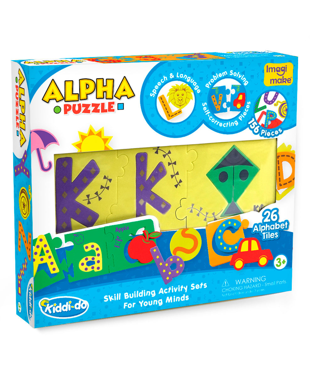 Imagimake Self Correcting Alpha Puzzle Multicolour Kidsinfy.in