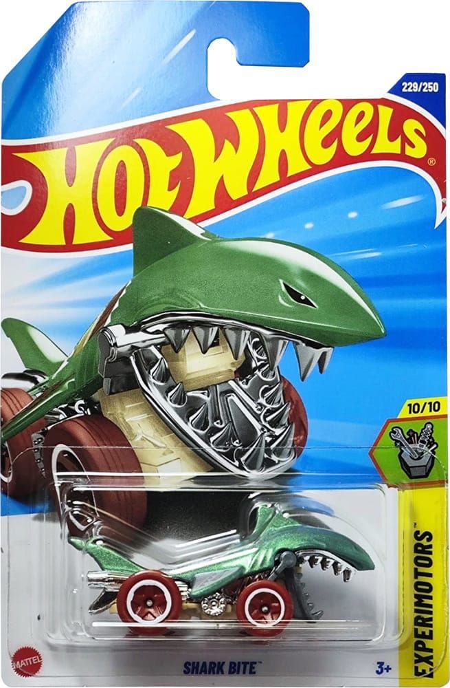 Hot Wheels Mainline - Shark Bite - Treasure Hunt - JBC31 - Long Card