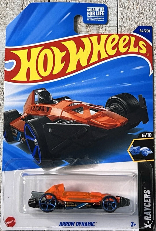 Hot Wheels Mainline - L Case 2025 - Arrow Dynamic - HW X Racers - Long Card