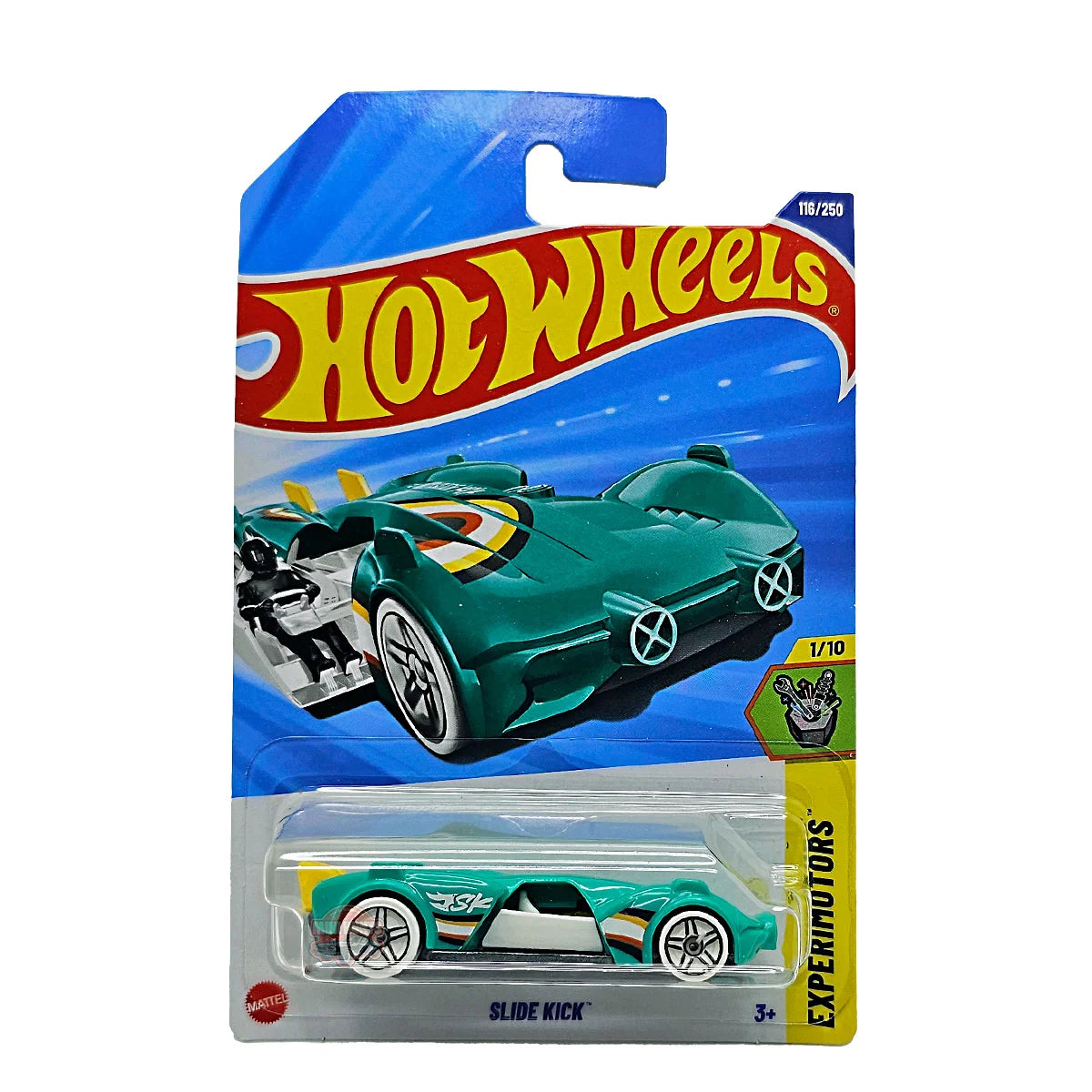 Hot Wheels Mainline - L Case 2025 - Slide Kick - HW Experimotors - Long Card