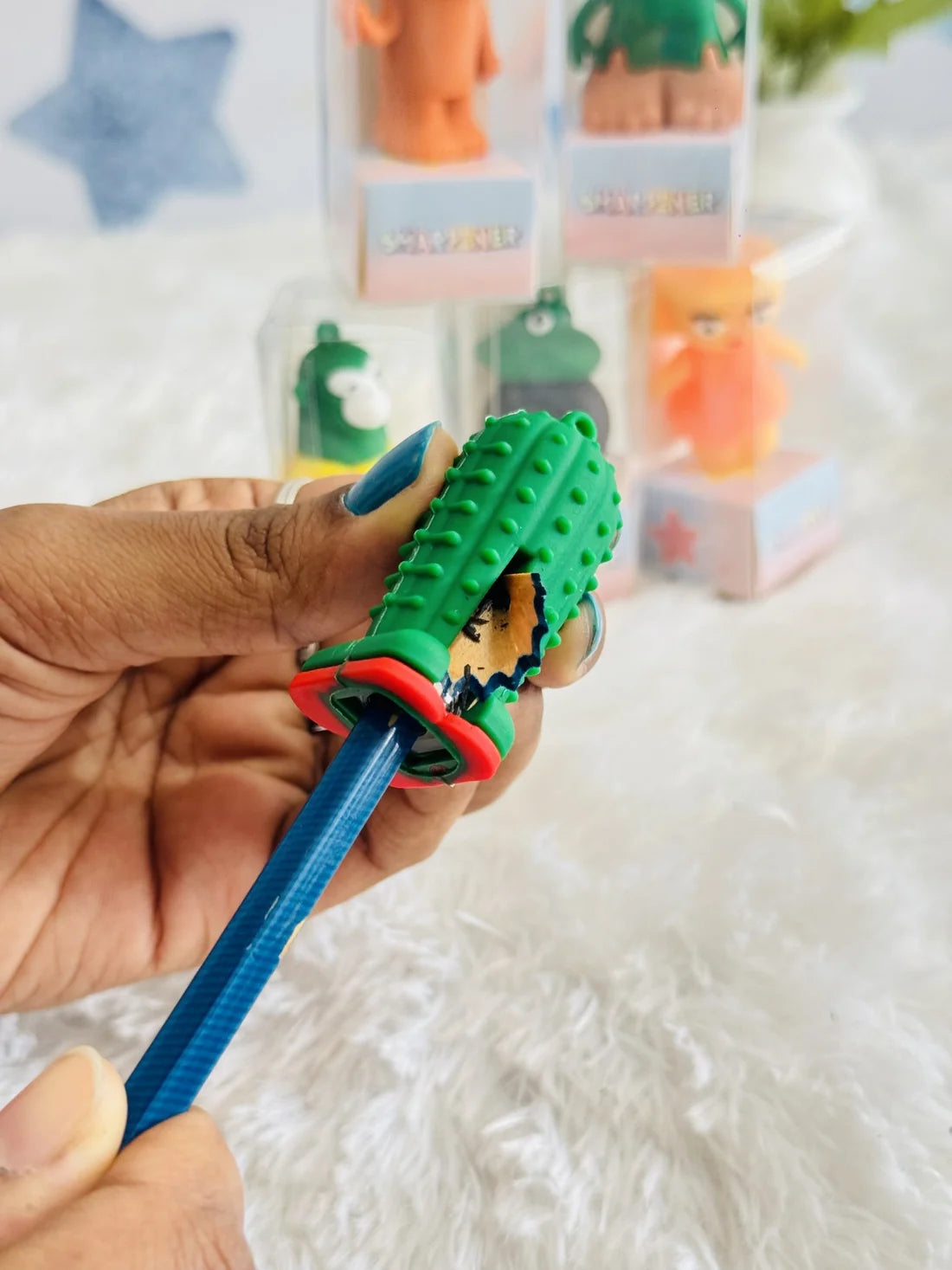 Cartoon Pencil Sharpener for Kids – Assorted Designs – Pack of 3 Pcs