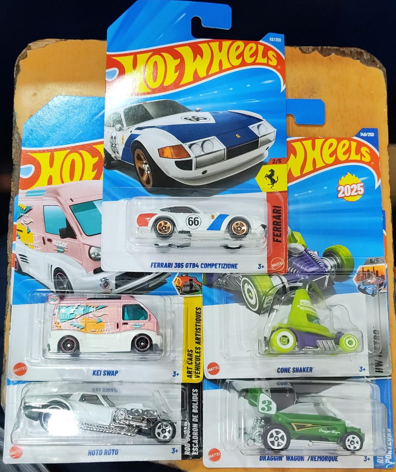 Hot Wheels Mainline - Combo Pack of 5 Cars - Long Card
