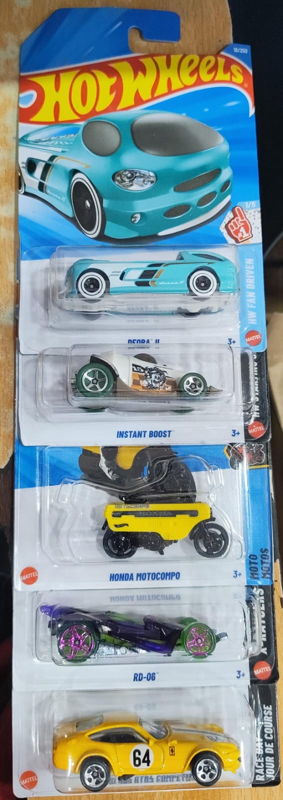 Hot Wheels Mainline - Combo Pack of 5 Cars - Mix Case 3