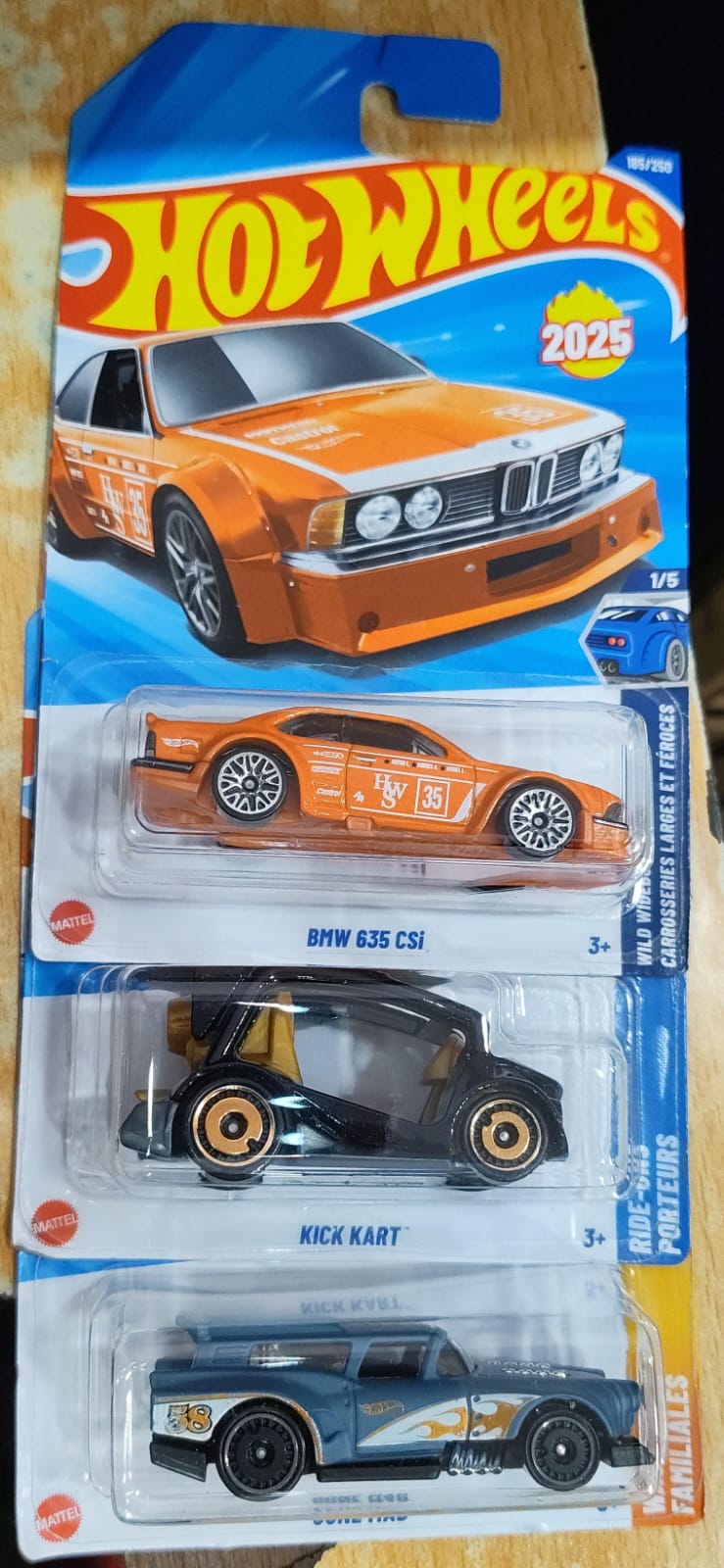 Hot Wheels Mainline - P Case 2025 - Combo Pack of 3 Cars - (1)