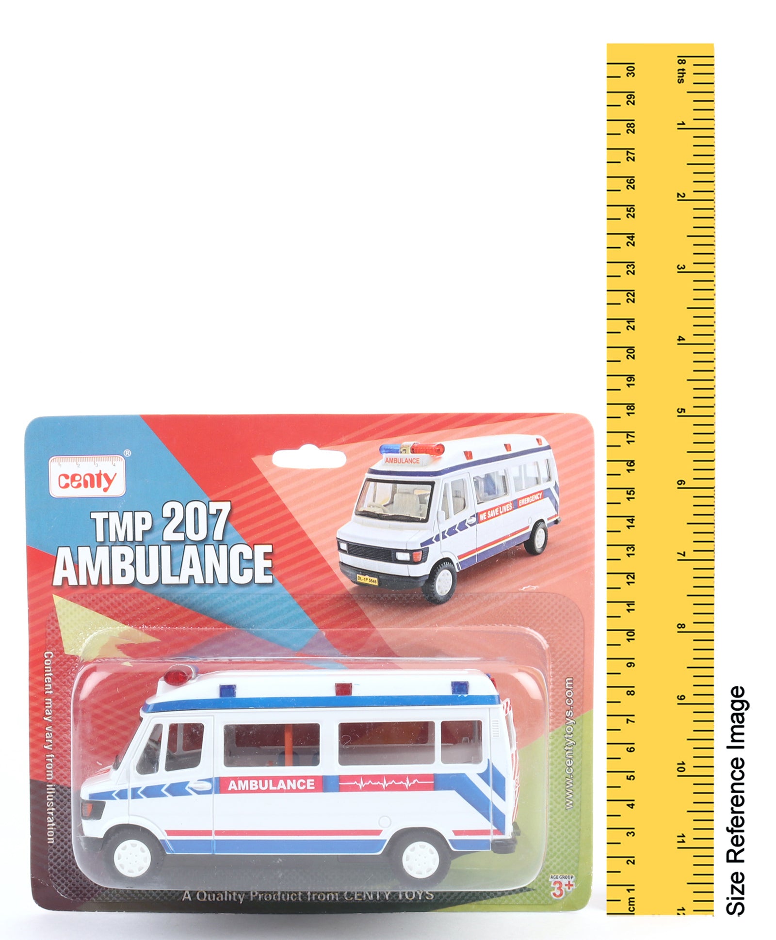 Centy Pull Back TMP 207 Ambulance - White