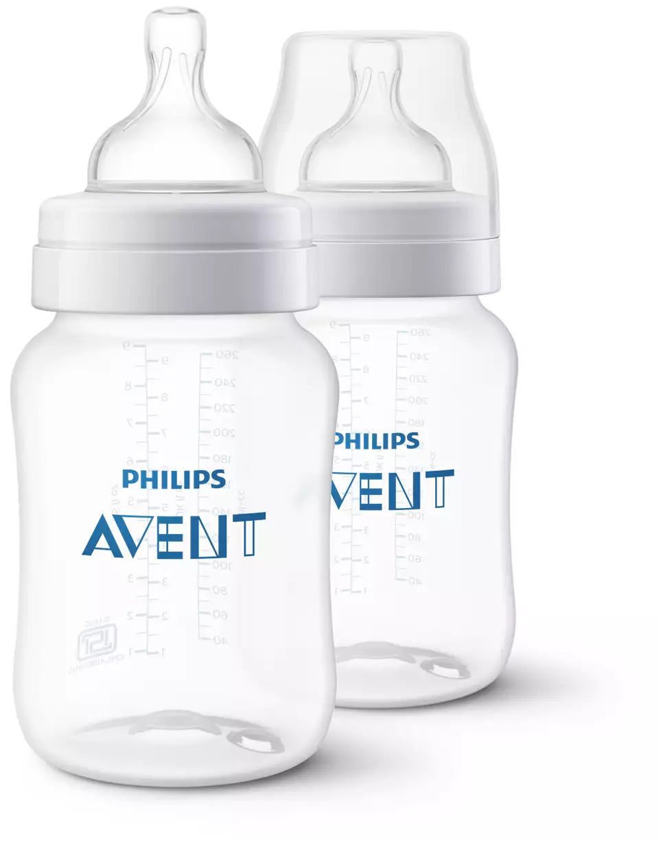 Philips Avent (1M+) Anti-colic baby bottle SCF813/20 | SCY103/20 | 260Ml 9oz ( Cordlife )