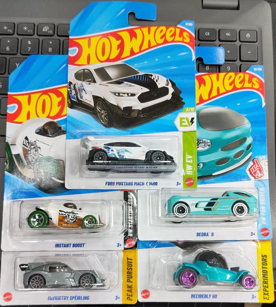 Hot Wheels Mainline 5 Cars + Pack of 5 Set Combo Set - 1