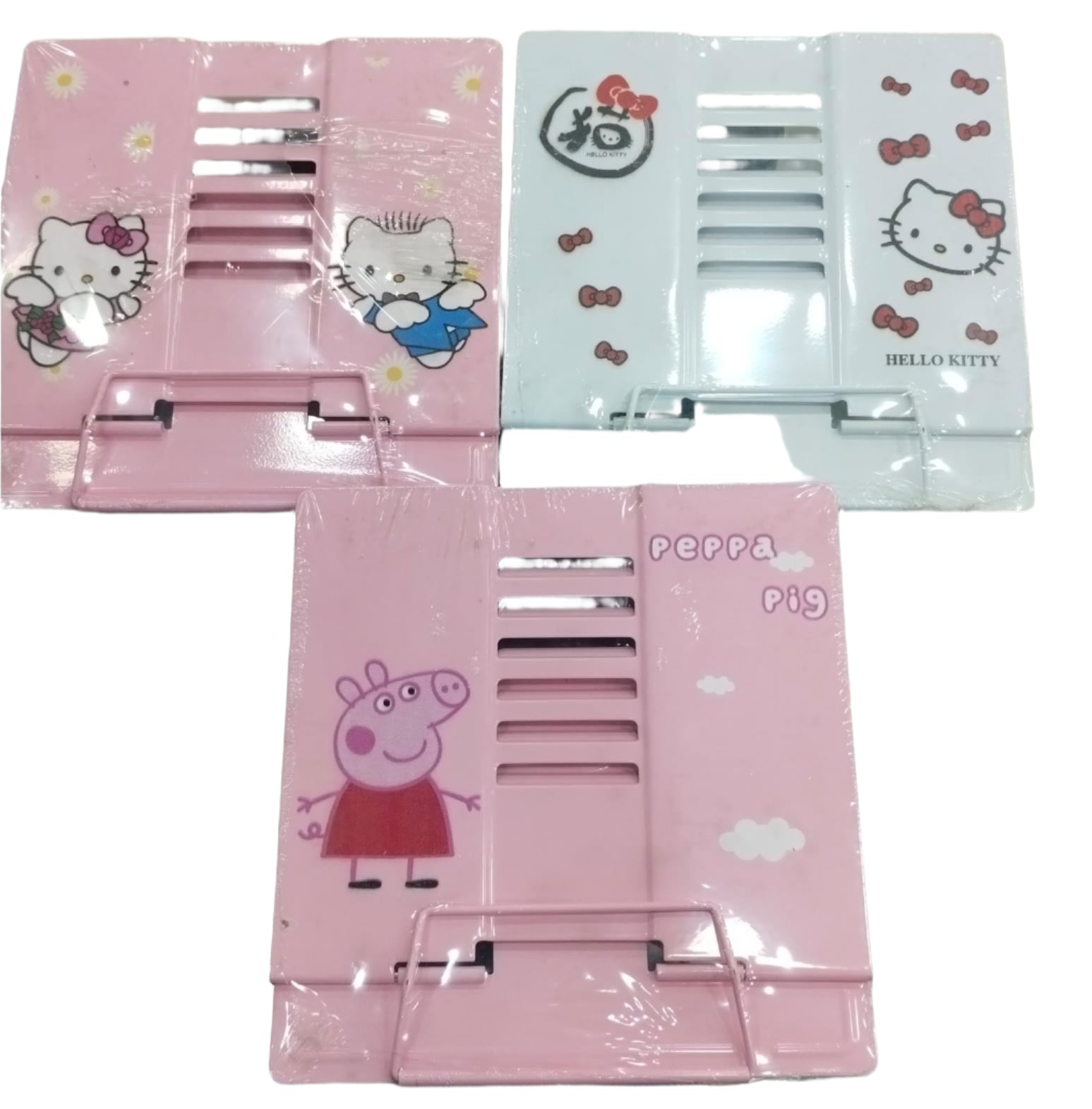 Children Metal Reading Book Stand Reading Stand Cookbook Holder Multifunctional Bookend Book Stand Children's Bookends Book Stand - Assorted