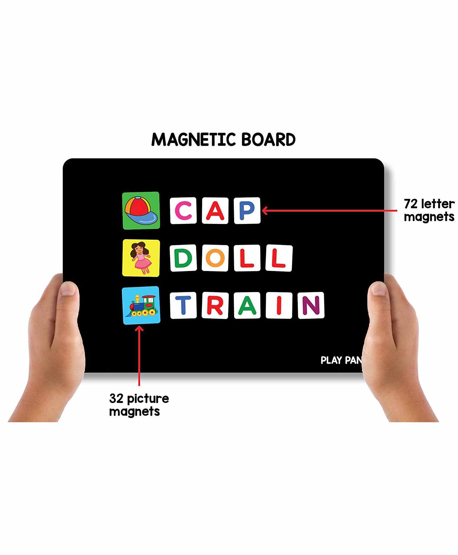 Play Panda Magnetic Learn To Spell Objects