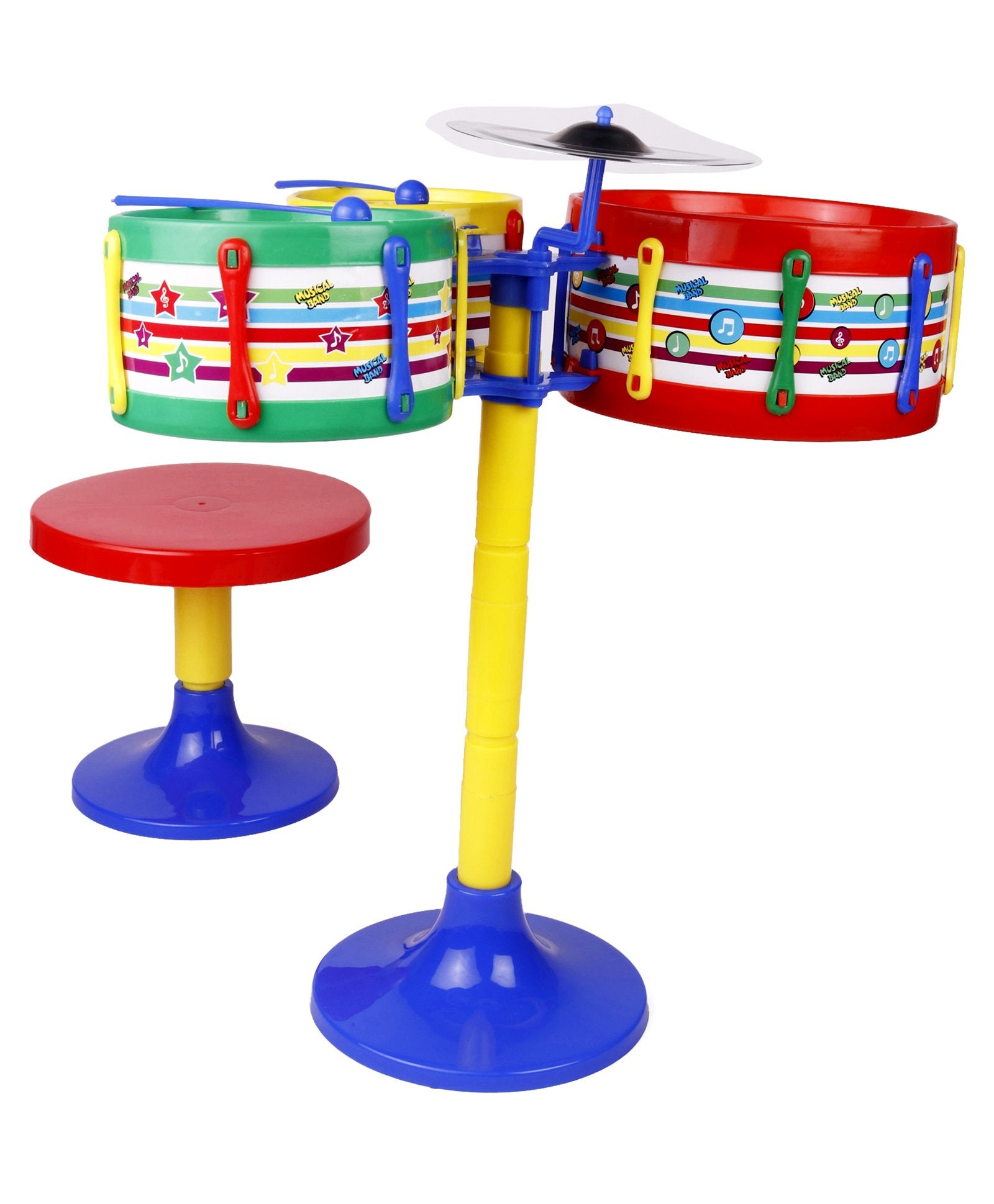 Ratnas Jazz Drum Set - Multicolor