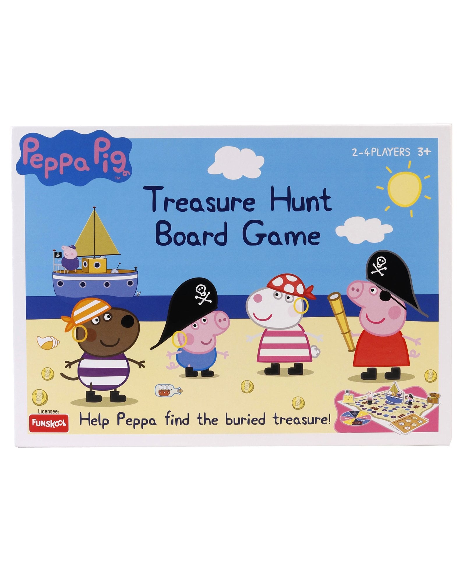 Funskool Peppa Pig Treasure Hunt Game - Mutlicolor