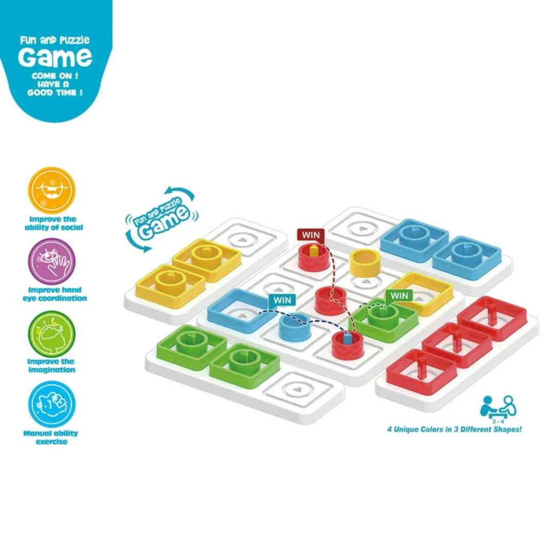 Trio Me 3D Game Board Games for Kids and Adult - Multicolor