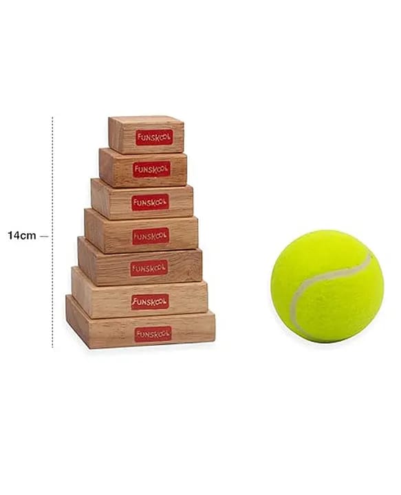 Funskool Lagori Sports Game: The Traditional Outdoor Game for Kids - Multicolour