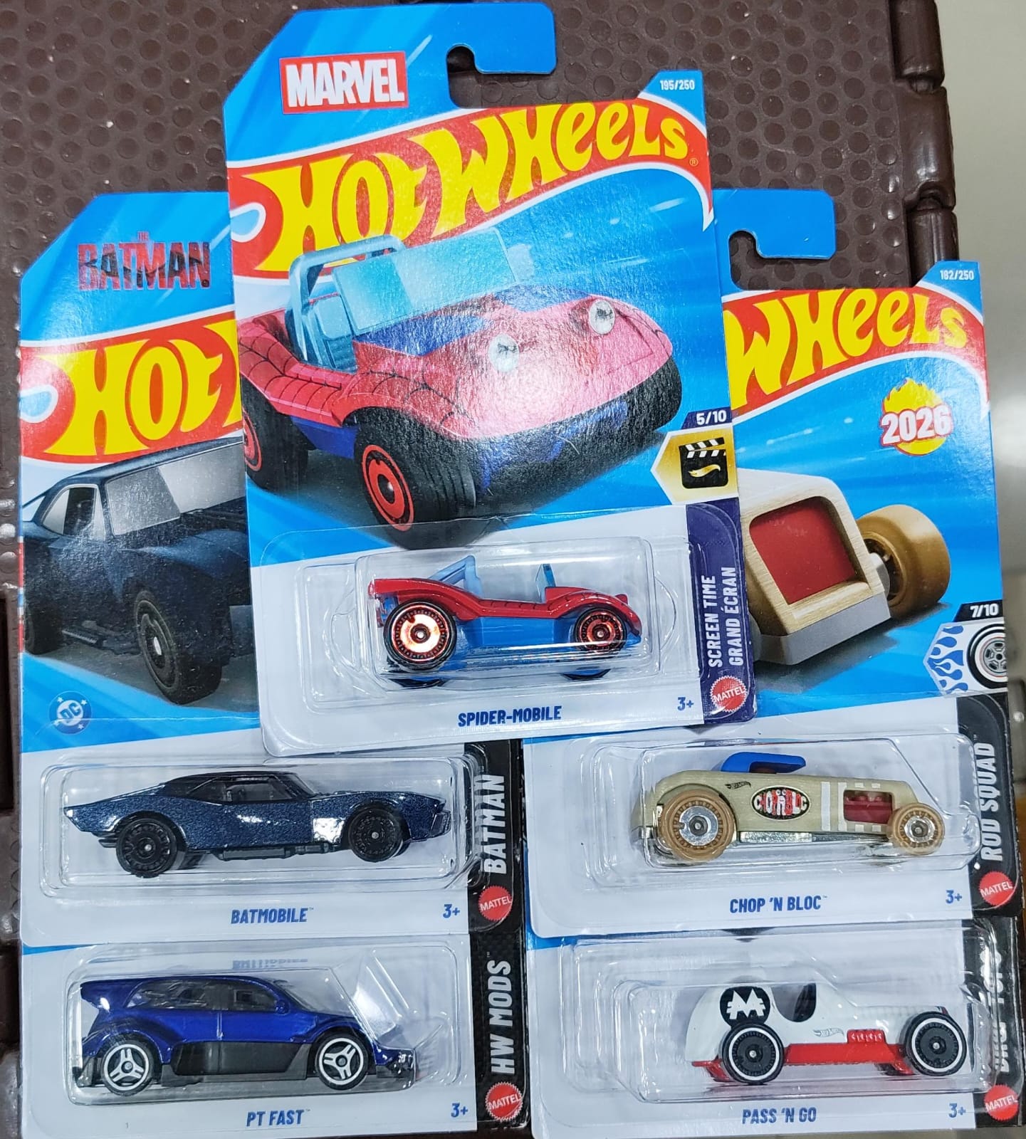 Hot Wheels Mainline - Combo Pack of Mix 5 Cars - K Case 2026