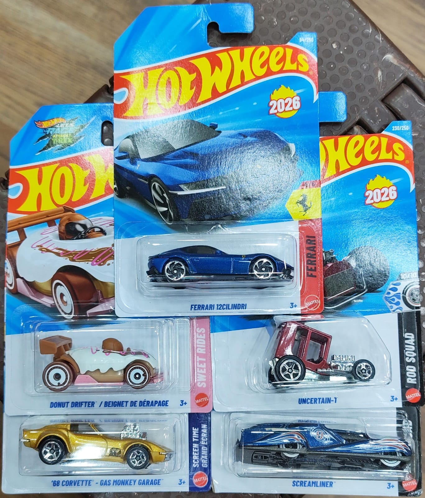 Hot Wheels Mainline - Pack of 5 Cars - M Case 2026