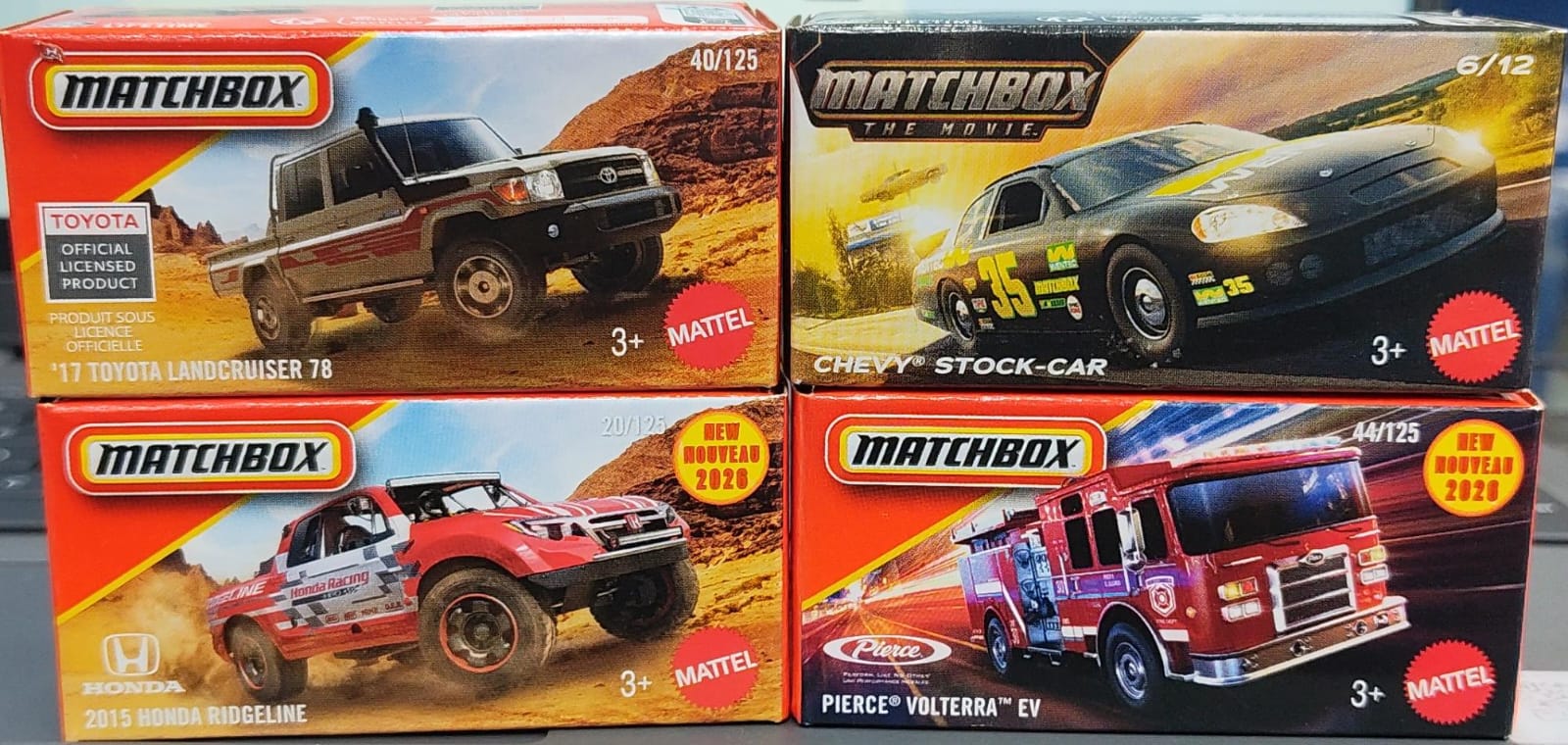 Matchbox Mainline - Combo Pack of 4 Cars - DNK70 - 002