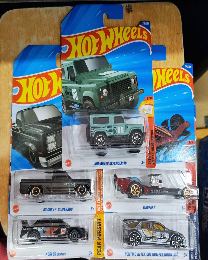 Hot Wheels Mainline - Combo Pack of 5 Cars - Mix Case 1
