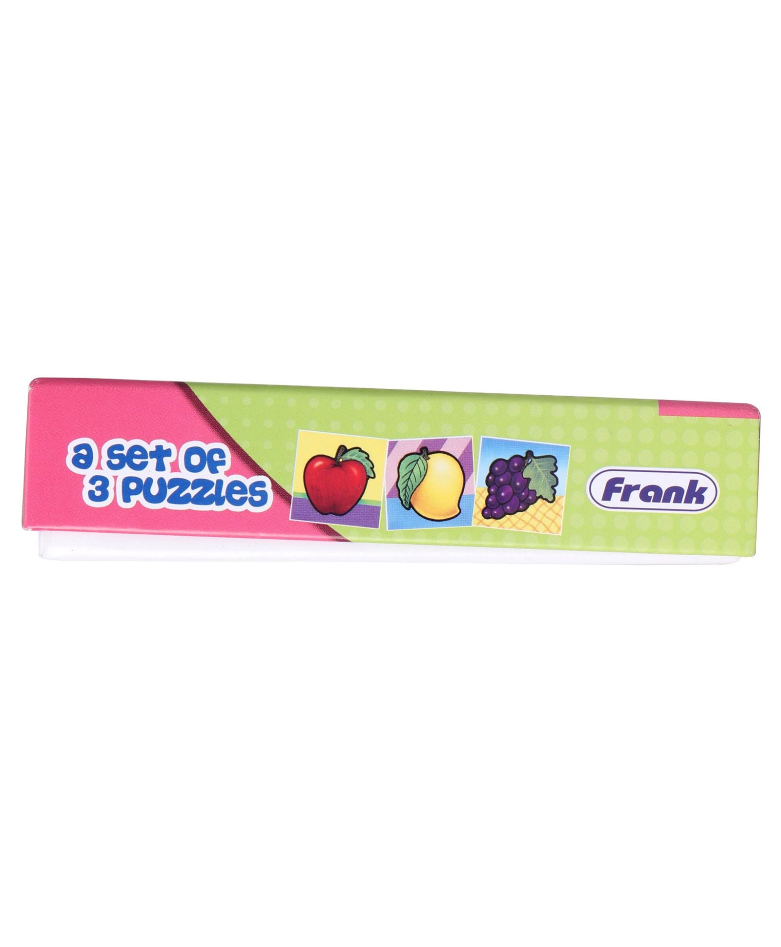 Frank Fruits Jigsaw Puzzle Set of 3 Multicolour - 15 Pieces