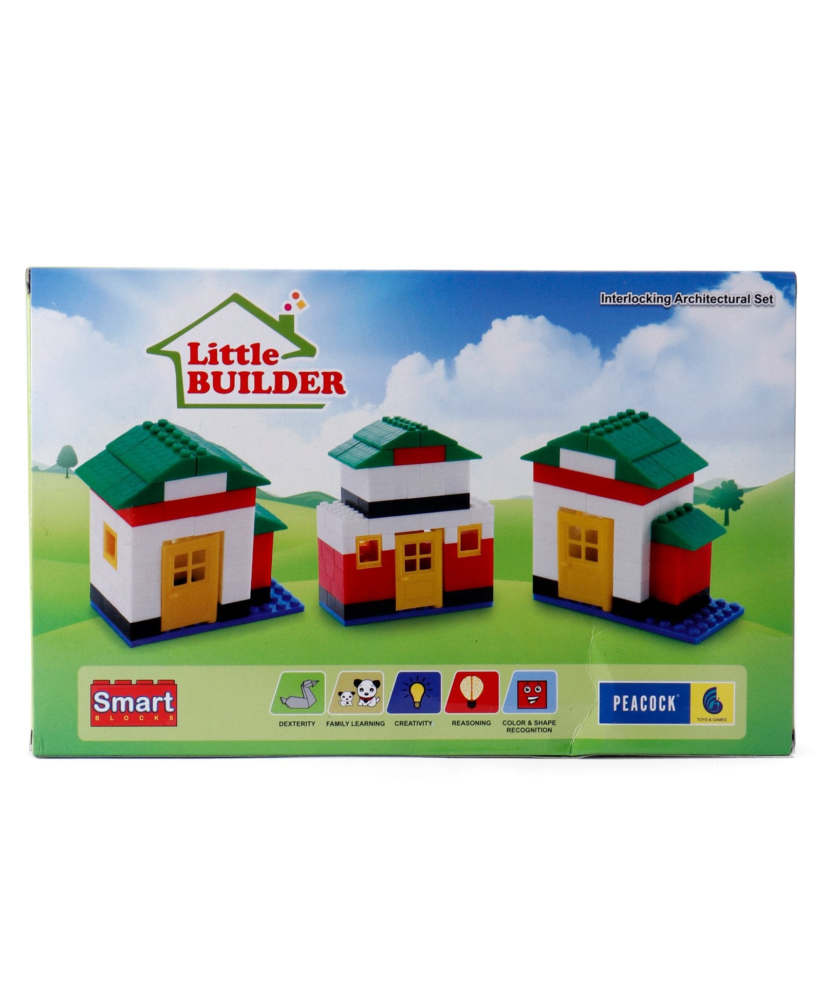 Peacock Little Builder Smart Blocks Multi Color