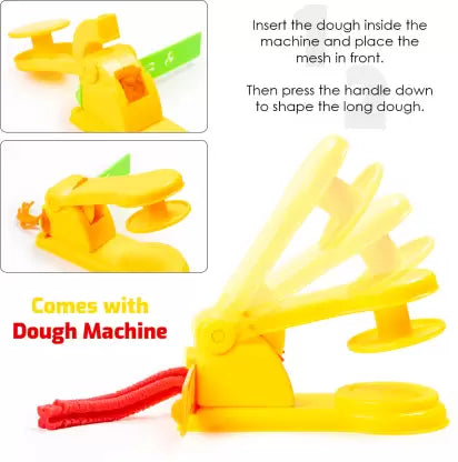 Ratnas Crazy Dough Machine Create Your Imagination with Dough Clay & Machine - Multicolor
