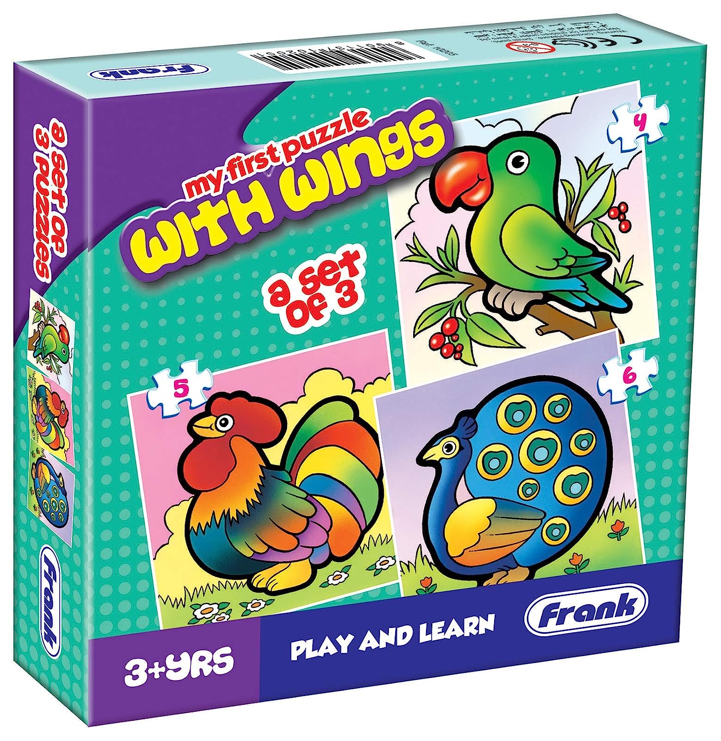 Frank with Wings Puzzle for 3 Year Old Kids and Above