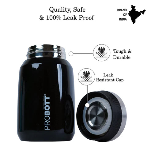 PROBOTT Gourmet 500 ml Vacuum Insulated Flask Jar| Soup Flask | Dal Flask | Sambar Flask | Thermos | Long Hours Hot and Cold