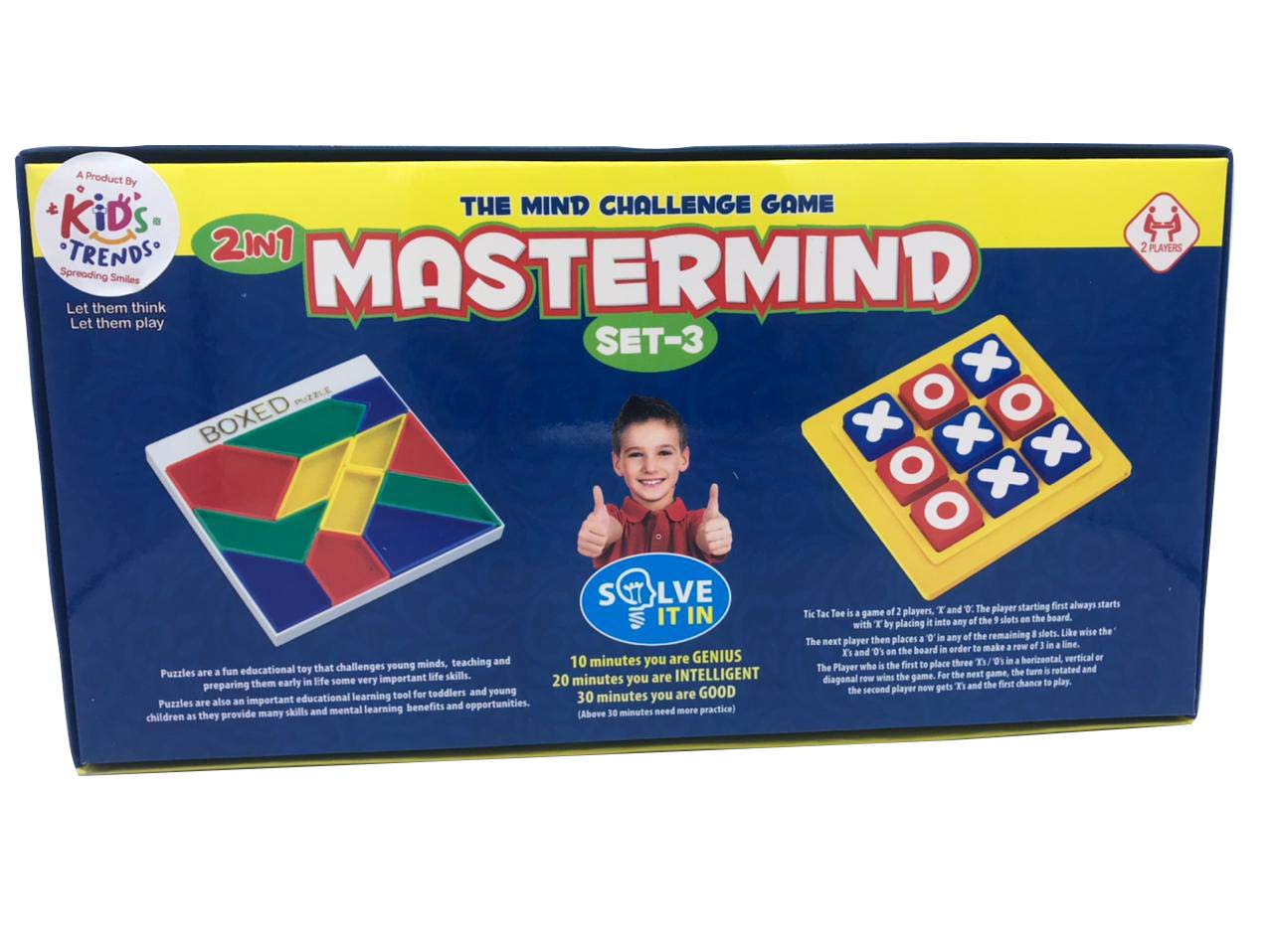 Ratna's Mastermind Set-3 ,The Mind Challenging Game for Kids