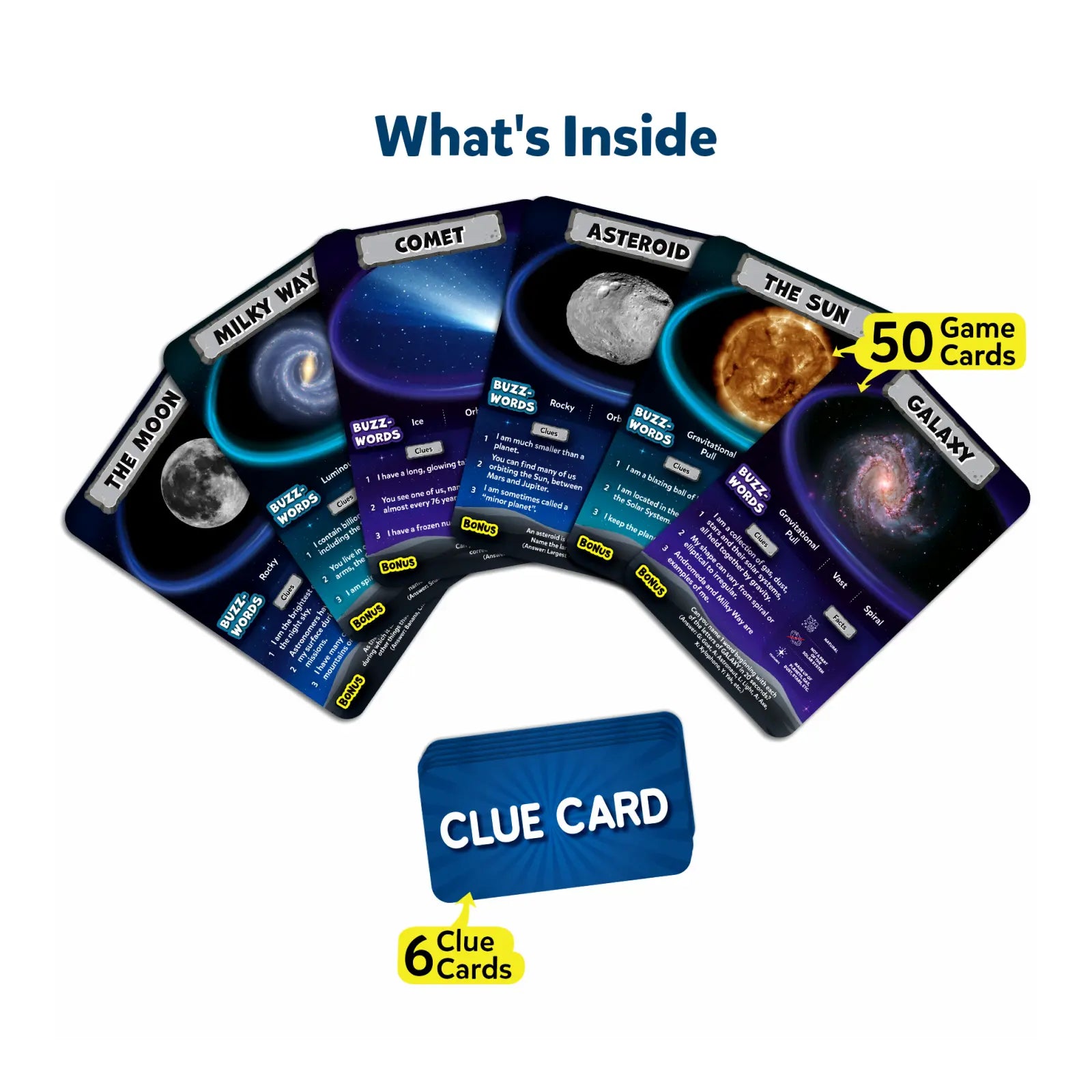 Guess in 10 : All About Space | Trivia card game (ages 8+)