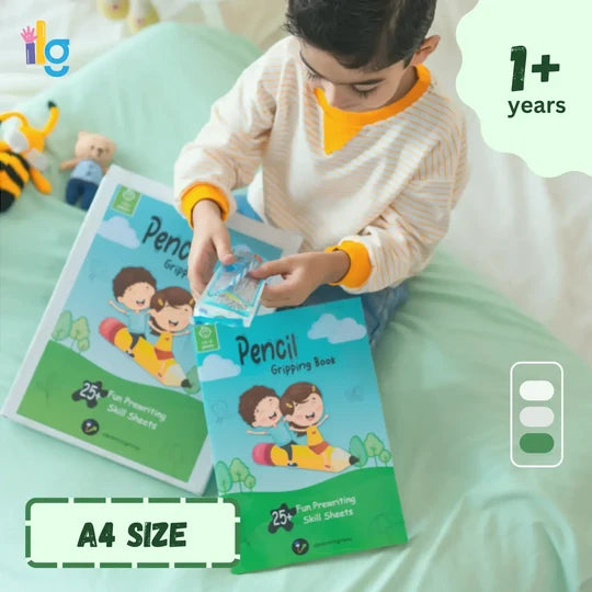 iLearnNGrow Pencil Gripping Workbook – Handwriting Practice Workbook for Kids