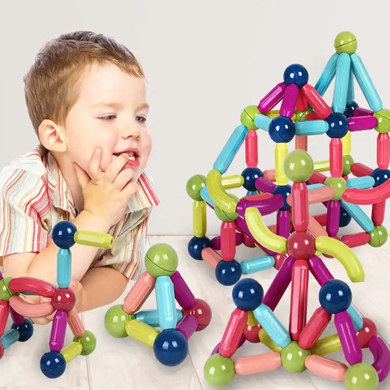 Magnetic Sticks 36 Pcs Building Blocks For Kids - Multicolor